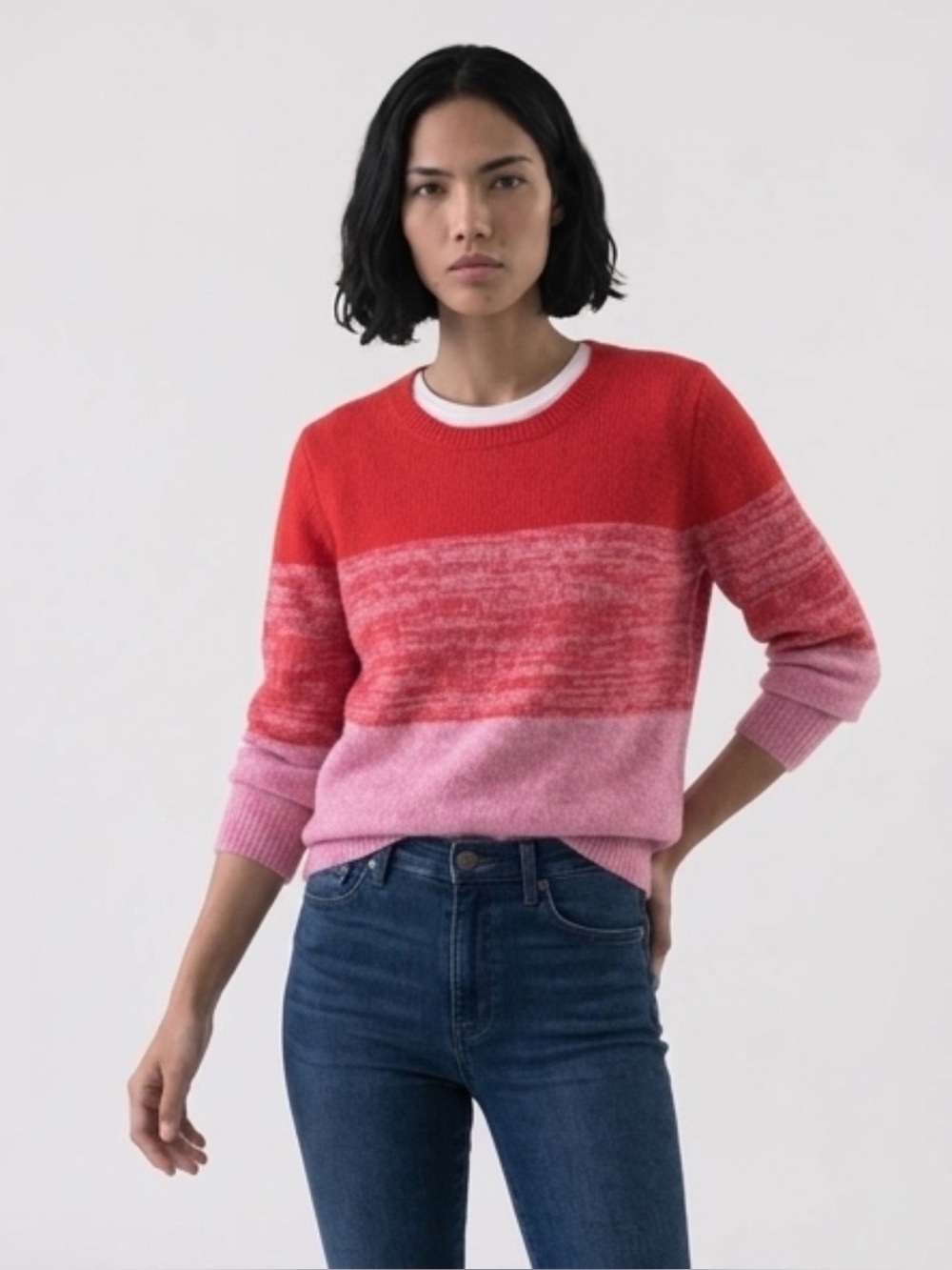 cupcakes and cashmere stripped sweater Small